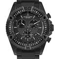 Jacques Lemans Jacques Lemans 1-1805J  1-1805J кварцевые мужские часы черный циферблат, браслет сталь с ip покрытием — вид спереди