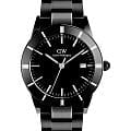 Daniel Wellington Daniel Wellington Iconic Paradigma Link Black DW00100821  DW00100821 кварцевые мужские часы черный циферблат, браслет нержавеющая сталь с pvd-покрытием — вид спереди