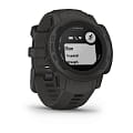 Garmin Garmin Instinct 2s Graphite 010-02563-00 электронные мужские часы часы, крупный план  циферблат