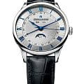 Maurice Lacroix Maurice Lacroix Masterpiece Tradition Phases de Lune MP6607-SS001-110-1  MP6607-SS001-110-1 механические мужские часы серебристый циферблат, браслет кожаный — вид спереди