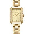 DKNY DKNY Uptown Glitz DK1L010M0025  DK1L010M0025 кварцевые женские часы золотой циферблат, браслет нержавеющая сталь с ip-покрытием — вид спереди