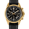 Jacques Lemans Jacques Lemans  Sport 1-2117E  1-2117E кварцевые мужские часы черный циферблат, браслет кожаный — вид спереди