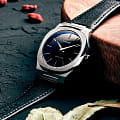 D1 Milano D1 Milano Ultra Thin UTLJ01 кварцевые мужские часы часы крупный план черный циферблата
