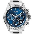 Hugo Boss Hugo Boss Hero HB1513755  HB1513755 кварцевые мужские часы синий циферблат, браслет нержавеющая сталь — вид спереди
