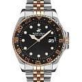 Beverly Hills Polo Club Beverly Hills Polo Club BP3126X.550  BP3126X.550 кварцевые мужские часы  черный циферблат, браслет сталь с ip покрытием — вид спереди