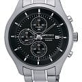 Seiko Seiko Promo SKS539P1  SKS539P1 кварцевые мужские часы  черный циферблат, браслет нержавеющая сталь — вид спереди