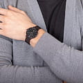 Obaku Obaku Toft Charcoal V181GDBBMB , наручные мужские часы фото под углом