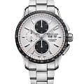 Maurice Lacroix Maurice Lacroix Pontos Chronograph 43mm PT6038-SSL22-130-1  PT6038-SSL22-130-1 механические мужские часы белый циферблат, браслет нержавеющая сталь — вид спереди