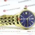 Certina Certina DS Action Lady Diamonds C032.051.33.046.00,  швейцария женские часы на браслете нержавеющая сталь с pvd-покрытием боковой вид