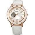 Orient Orient DB0B001W (FDB0B001W)  FDB0B001W механические женские часы белый циферблат, браслет кожа + текстиль — вид спереди
