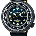 Seiko Seiko Prospex S23635J1  S23635J1 кварцевые мужские часы синий циферблат, браслет силикон — вид спереди