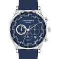 Lee Cooper Lee Cooper LC07520.399  LC07520.399 кварцевые мужские часы синий циферблат, браслет каучук — вид спереди