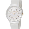 Rado Rado True Thinline R27958709  R27958709 кварцевые женские часы  белый циферблат, браслет каучук — вид спереди
