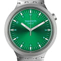 Swatch Swatch Big Bold Irony Standard SB07S101G  SB07S101G кварцевые мужские часы зеленый циферблат, браслет нержавеющая сталь — вид спереди