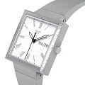 Swatch Swatch Square Bioceramic Standard SO34M700 , наручные женские часы фото под углом