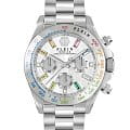 Philipp Plein Philipp Plein Nobile Lady PWSBA0123  PWSBA0123 кварцевые женские часы серебристый циферблат, браслет нержавеющая сталь — вид спереди