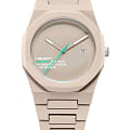 D1 Milano D1 Milano Polycarbon PCBJ30  PCBJ30 кварцевые мужские часы бежевый циферблат, браслет пластик — вид спереди