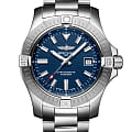 Breitling Breitling Avenger Automatic 43 A17318101C1A1  A17318101C1A1 механические мужские часы синий циферблат, браслет нержавеющая сталь — вид спереди