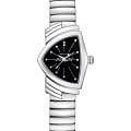 Hamilton Hamilton Ventura S Quartz H24211130  H24211130 кварцевые женские часы  черный циферблат, браслет нержавеющая сталь — вид спереди