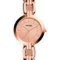 Fossil Fossil Bannon  BQ3206  BQ3206 кварцевые женские часы золотой циферблат, браслет сталь с ip покрытием — вид спереди