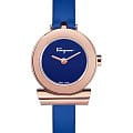 Salvatore Ferragamo Salvatore Ferragamo Signature SF4300318  SF4300318 кварцевые женские часы синий циферблат, браслет кожаный — вид спереди