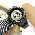 Casio AE-1500WHX-1A мужские часы застежка крупным планом