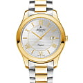 Atlantic Atlantic 60335.43.28G  60335.43.28G кварцевые мужские часы белый циферблат, браслет сталь c pvd покрытием — вид спереди