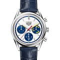 TAG Heuer TAG Heuer Carrera Limited Edition CBK221C.FC6488  CBK221C.FC6488 механические мужские часы белый циферблат, браслет кожаный — вид спереди