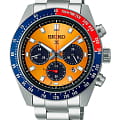 Seiko SEIKO Prospex Speedtimer SSC947P1 Speedtimer SSC947P1 кварцевые мужские часы оранжевый циферблат, браслет нержавеющая сталь — вид спереди