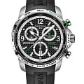 Certina Certina C001.647.17.207.10  C0016471720710 кварцевые мужские часы черный циферблат, браслет каучук — вид спереди