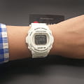 Casio Casio Baby-G BLX-570-7 кварцевые женские часы часы крупный план серый циферблата