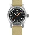 Hamilton Hamilton Khaki Field Mechanical Limited Edition H89469930  H89469930 с ручным заводом мужские часы черный циферблат, браслет тканевый — вид спереди