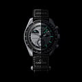 Swatch Swatch x Omega Bioceramic Moonswatch Mission to EarthPhase SO33M700, swatch x omega moonwatch швейцария мужские часы на браслете нейлон боковой вид