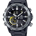 Casio Casio Edifice ECB-40DC-1ADF (ECB-40DC-1AEF) ECB ECB-40DC-1AEF кварцевые мужские часы черный циферблат, браслет нержавеющая сталь с ip-покрытием — вид спереди