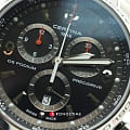 Certina Certina DS Podium Chronograph 1/100 sec C001.647.11.057.00 кварцевые мужские часы часы крупный план черный циферблата