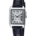 Casio Casio Collection LTP-V007L-7B1  LTP-V007L-7B1 кварцевые женские часы серый циферблат, браслет кожаный — вид спереди