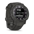 Garmin Garmin Instinct Crossover Solar 010-02730-01 электронные мужские часы часы, крупный план  циферблат
