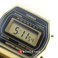 Casio Casio Collection LA690WEMY-1EF, collection япония женские часы на браслете 18-каратное желтое золото боковой вид