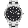Daniel Wellington Daniel Wellington Iconic Link Arctic DW00100482  DW00100482 механические мужские часы  черный циферблат, браслет нержавеющая сталь — вид спереди