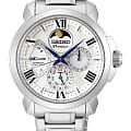 Seiko Seiko SRX015P1  SRX015P1 автокварц (кинетик) мужские часы белый циферблат, браслет нержавеющая сталь — вид спереди