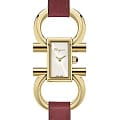 Salvatore Ferragamo Salvatore Ferragamo Gancini SFDO00419  SFDO00419 кварцевые женские часы серебристый циферблат, браслет кожаный — вид спереди