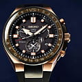 Seiko Seiko Astron GPS Solar SSE170J1 кварцевые мужские часы часы крупный план черный циферблата