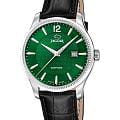 Jaguar Jaguar Classic J1042/6  J1042/6 кварцевые мужские часы зеленый циферблат, браслет кожаный — вид спереди