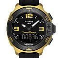 Tissot Tissot T-Race Touch T081.420.97.057.07 T Race T0814209705707 кварцевые мужские часы  черный циферблат, браслет карбон + полимер — вид спереди