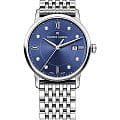 Maurice Lacroix Maurice Lacroix Eliros EL1094-SS002-450-1  EL1094-SS002-450-1 кварцевые женские часы синий циферблат, браслет нержавеющая сталь — вид спереди