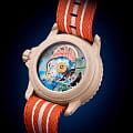 Оригинальные часы Swatch Swatch x Blancpain Arctic Ocean SO35N100 механические калибр механизма sistem51 общий вид