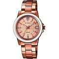 Casio Casio Sheen SHE-4512PG-9A  SHE-4512PG-9A кварцевые женские часы коричневый циферблат, браслет  — вид спереди