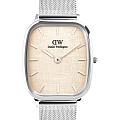 Daniel Wellington Daniel Wellington Marlon Sterling Linen DW00100814  DW00100814 кварцевые женские часы бежевый циферблат, браслет нержавеющая сталь — вид спереди