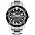 Rado Rado Captain Cook Automatic R32105153 Automatic R32105153 механические мужские часы черный циферблат, браслет нержавеющая сталь — вид спереди