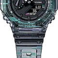 Casio GA-2100NN-1ADR мужские часы застежка крупным планом